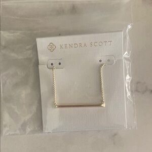 Kendra Scott Gold Bar Pendant Necklace